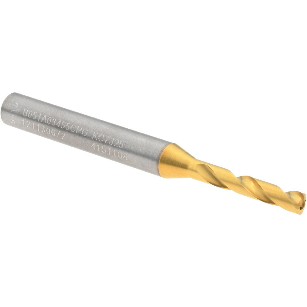 Kennametal 4151108 Screw Machine Length Drill Bit Size #29, 140 deg Point, Solid Carbide