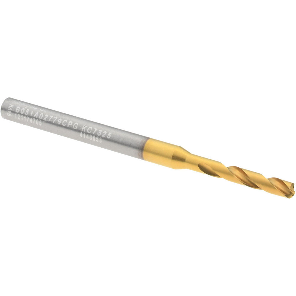 Kennametal 4148853 Screw Machine Length Drill Bit 7/64" Dia, 140 deg Point, Solid Carbide