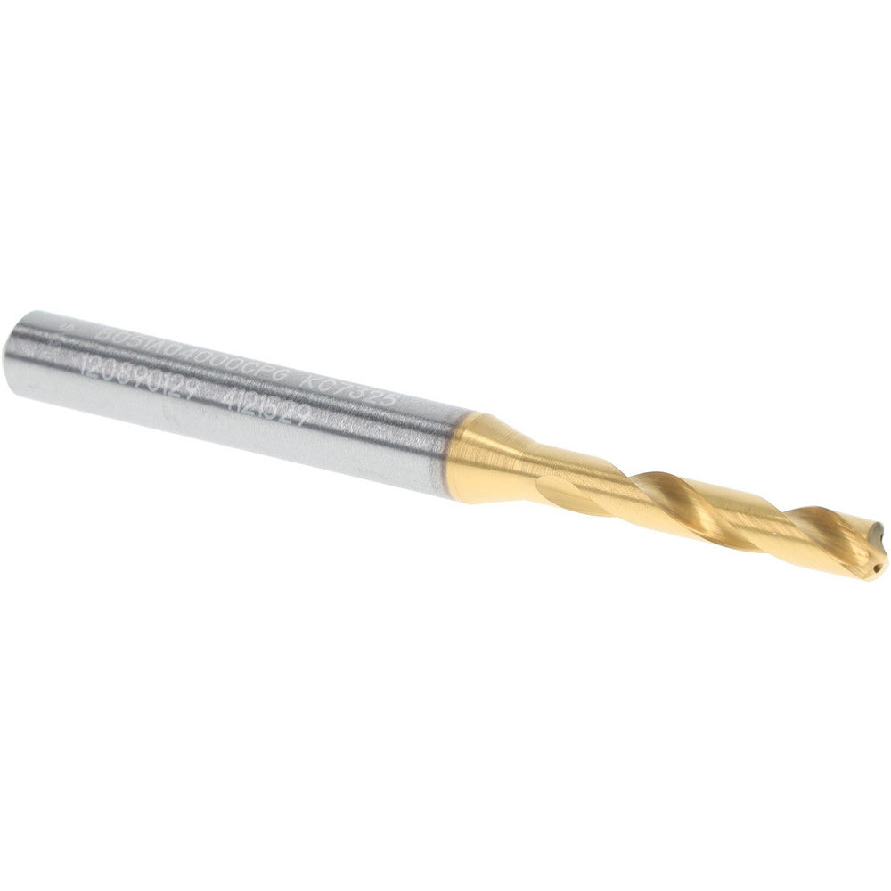 Kennametal 4121529 Screw Machine Length Drill Bit 4.00 mm Dia, 140 deg Point, Solid Carbide