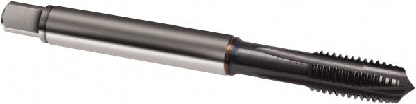 Guhring 9029010030000 Spiral Point Tap M3 x 0.5, Metric, 3 Flutes, Plug, 6H, Powdered Metal, TiCN Finish