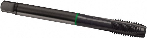 Guhring 9028790180070 Spiral Point Tap M18 x 1.5, Metric Fine, 4 Flutes, Plug, 6H, Cobalt, Oxide Finish