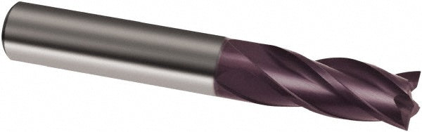 Guhring 9031530019800 Corner Chamfer End Mill 5/64" Dia, 1/4" LOC, 4 Flute, Solid Carbide