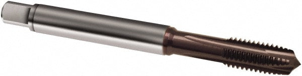 Guhring 9029160100000 Spiral Point Tap M10 x 1.5, Metric, 3 Flutes, Plug, 6H, Powdered Metal, TiAlN Finish