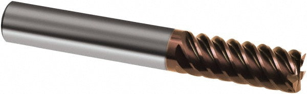 Guhring 9030840063500 Corner Chamfer End Mill 1/4" Dia, 3/4" LOC, 6 Flute, Solid Carbide