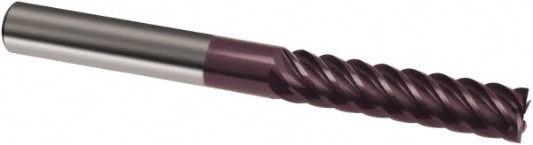 Guhring 9031810127000 Corner Chamfer End Mill 1/2" Dia, 2" LOC, 6 Flute, Solid Carbide