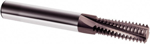 Guhring 9041280079380 Helical Flute Thread Mill 5/16-18, Internal, 3 Flute, 0.2500" Shank Dia, Solid Carbide