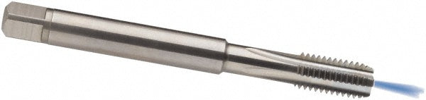 Guhring 9041180063500 Straight Flute Tap 1/4-20 UNC, 4 Flute, Modified Bottoming Chamfer, 2B Class of Fit, Solid Carbide, Bright/Uncoated Finish