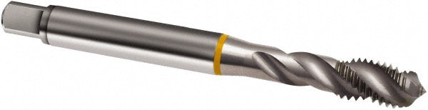 Guhring 9008100025000 Spiral Flute Tap M2.50 x, 0.45, Metric, 3 Flute, Modified Bottoming, 6H Class of Fit, Cobalt, Bright/Uncoated