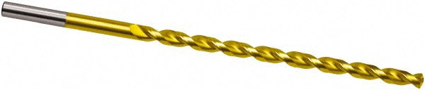 Guhring 9006700023800 Extra Length Drill Bit 0.0937" Dia, 130 &deg Point, High Speed Steel