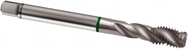 Guhring 9027910080000 Spiral Flute Tap M8 x 1.25, Metric, 3 Flute, Bottoming, 6H Class of Fit, Cobalt, Bright/Uncoated