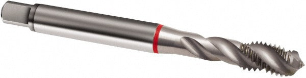 Guhring 9008110070000 Spiral Flute Tap M7x1, Metric, 3 Flute, Modified Bottoming Chamfer, 6H Class of Fit, Cobalt, Straw Finish