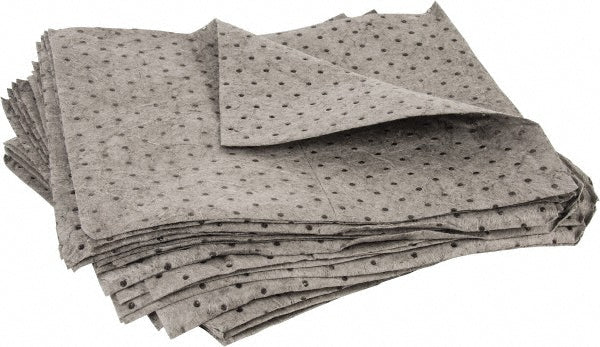 PRO-SAFE UQEP100-P Sorbent Pad Universal Use, 15" Wide, 17" Long, 20.5 gal, Gray