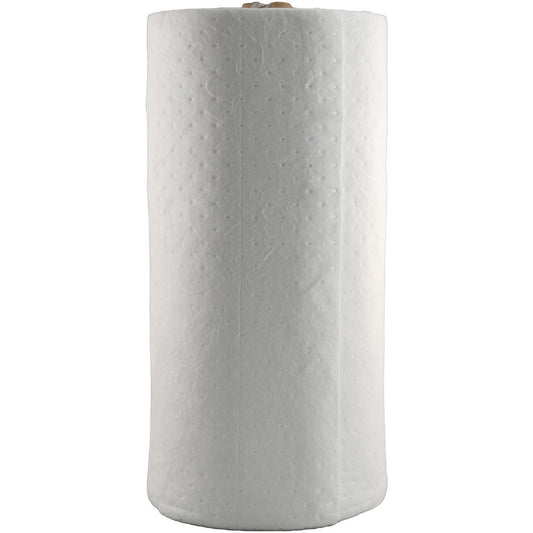 PRO-SAFE BR144-38 Sorbent Pad Petroleum Based & Oil Only Use, 38" Wide, 144' Long, 52 gal, White