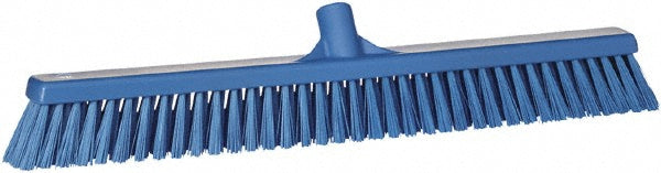 Vikan 31943 Broom, 24" Soft/stiff, Blue