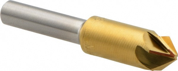 M.A. Ford 79T037502 Countersink 3/8" Head Dia, 82.00 deg Included Angle, 6 Flute, High-Speed Steel, Right Hand Cut