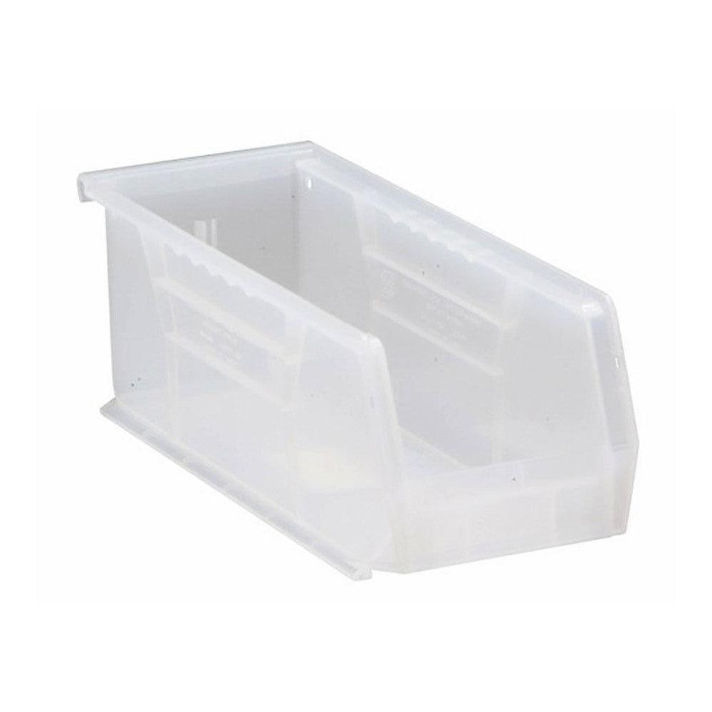 Quantum Storage QUS224CLCS Plastic Hopper Stacking Bin Clear