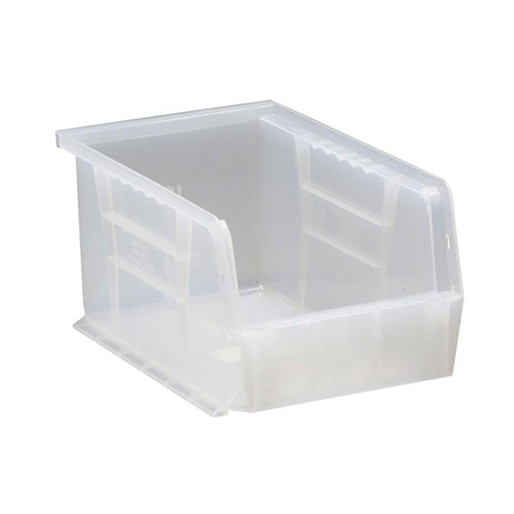 Quantum Storage QUS221CLCS Plastic Hopper Stacking Bin Clear