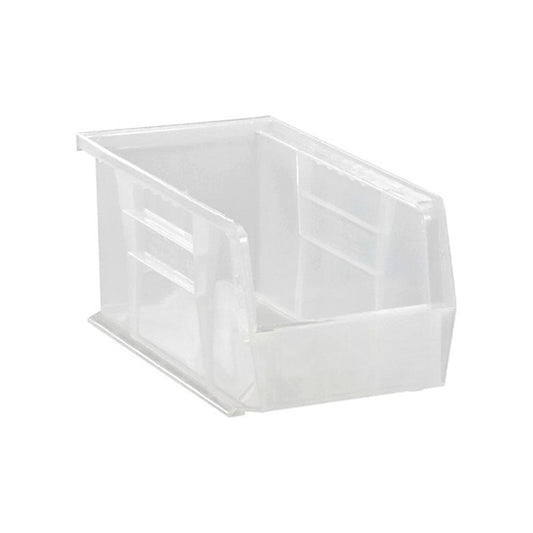 Quantum Storage QUS230CLCS Plastic Hopper Stacking Bin Clear