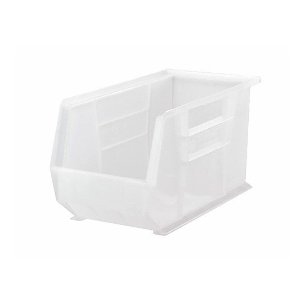 Quantum Storage QUS265CLCS Plastic Hopper Stacking Bin Clear