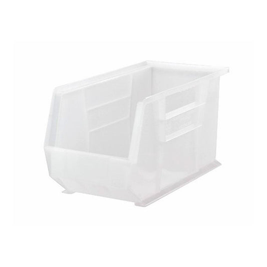 Quantum Storage QUS265CLCS Plastic Hopper Stacking Bin Clear