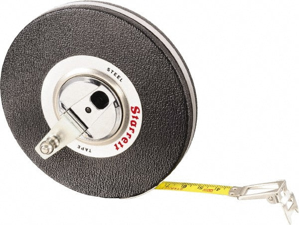 Starrett 65958 Tape Measure 98' Long, 3/8" Width, Yellow Blade
