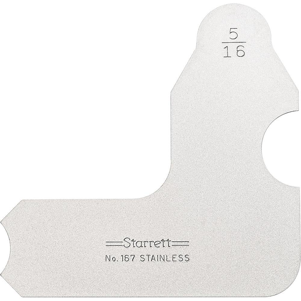 Starrett 50639 5/16 Inch Radius Gage