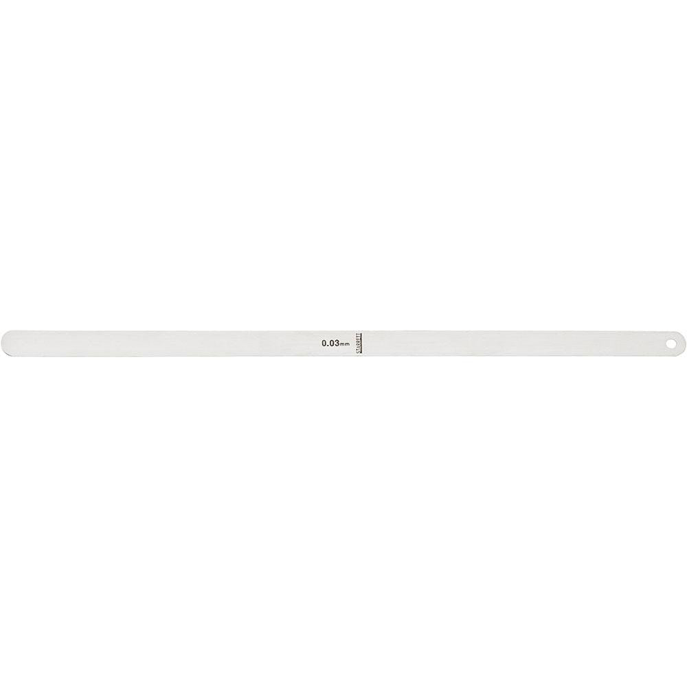 Starrett 52869 Feeler Gage 0.03 mm Thick, 12.7 mm Wide, 300 mm Long