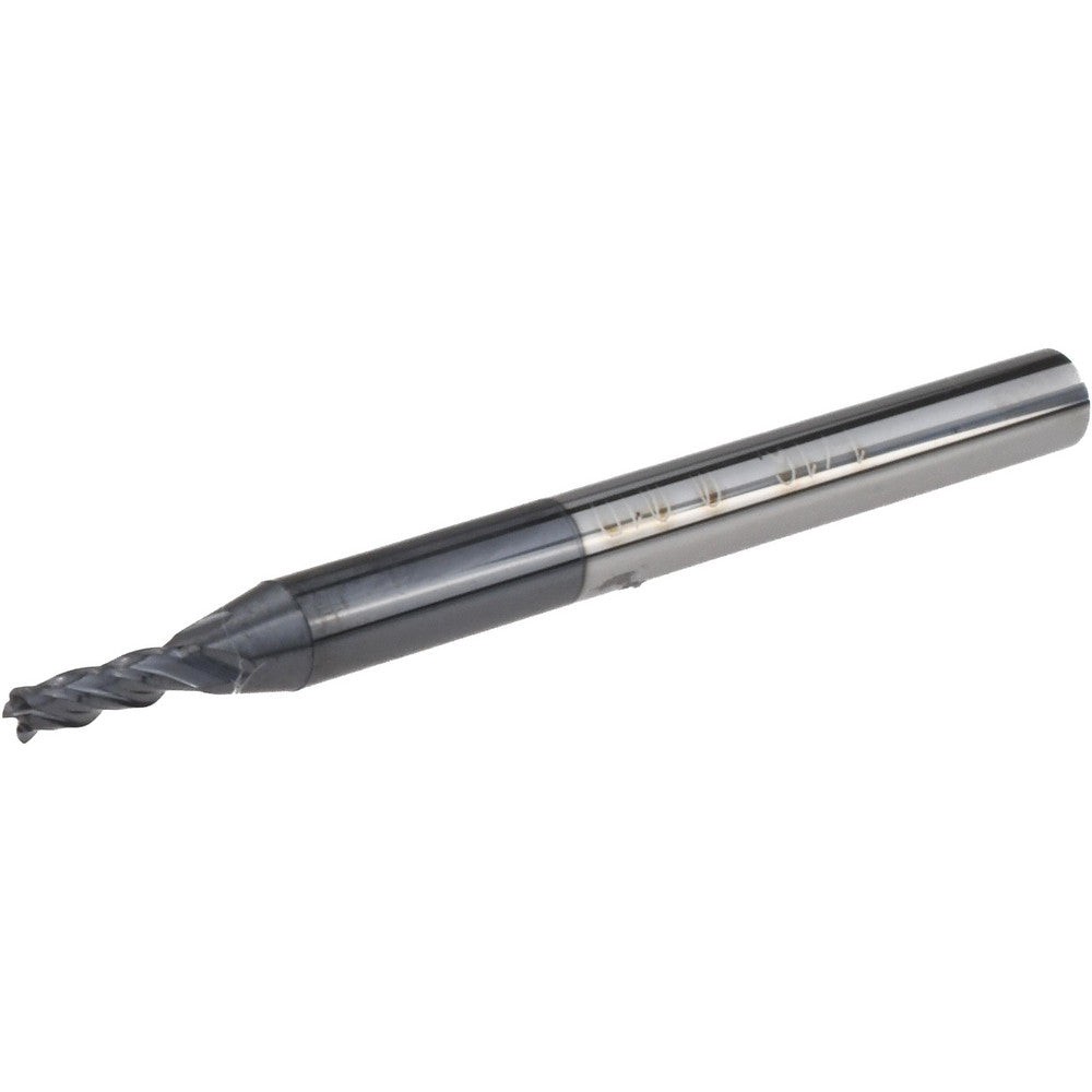 Accupro 58716747 Corner Radius End Mill 1/16" Dia, 3/16" LOC, 0.01" Radius, 4 Flutes, Solid Carbide