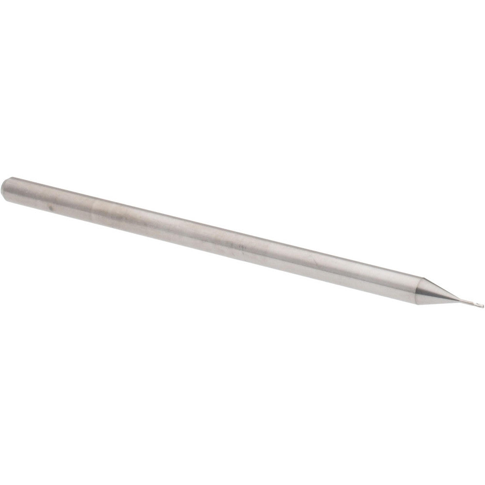 Accupro 14797146 Square End Mill 0.02" Dia, 1/32" LOC, 3 Flutes, Solid Carbide