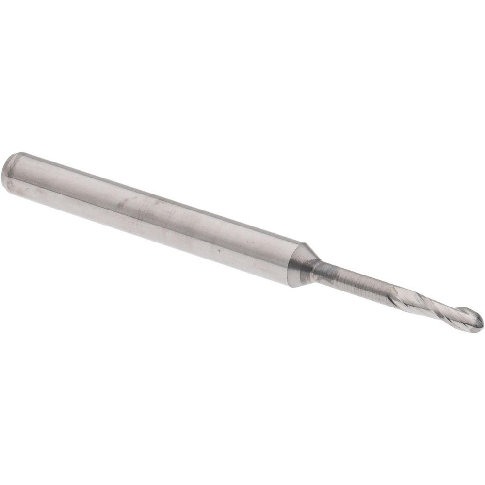 Accupro 58747569 Ball End Mill 0.0625" Dia, 0.1875" LOC, 2 Flute, Solid Carbide