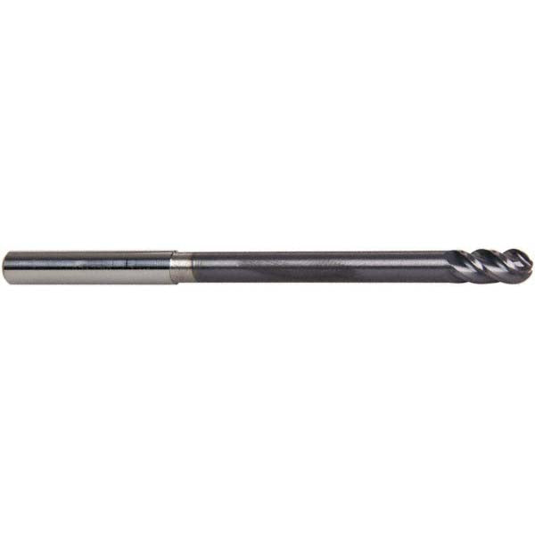 Accupro 58747718 Ball End Mill 0.1875" Dia, 0.375" LOC, 4 Flute, Solid Carbide