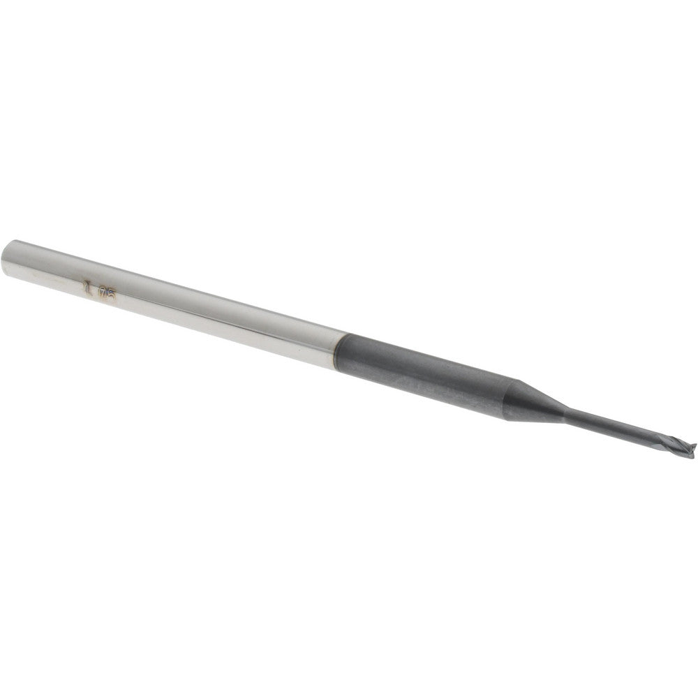 Accupro 14797210 Square End Mill 0.05" Dia, 0.075" LOC, 3 Flutes, Solid Carbide