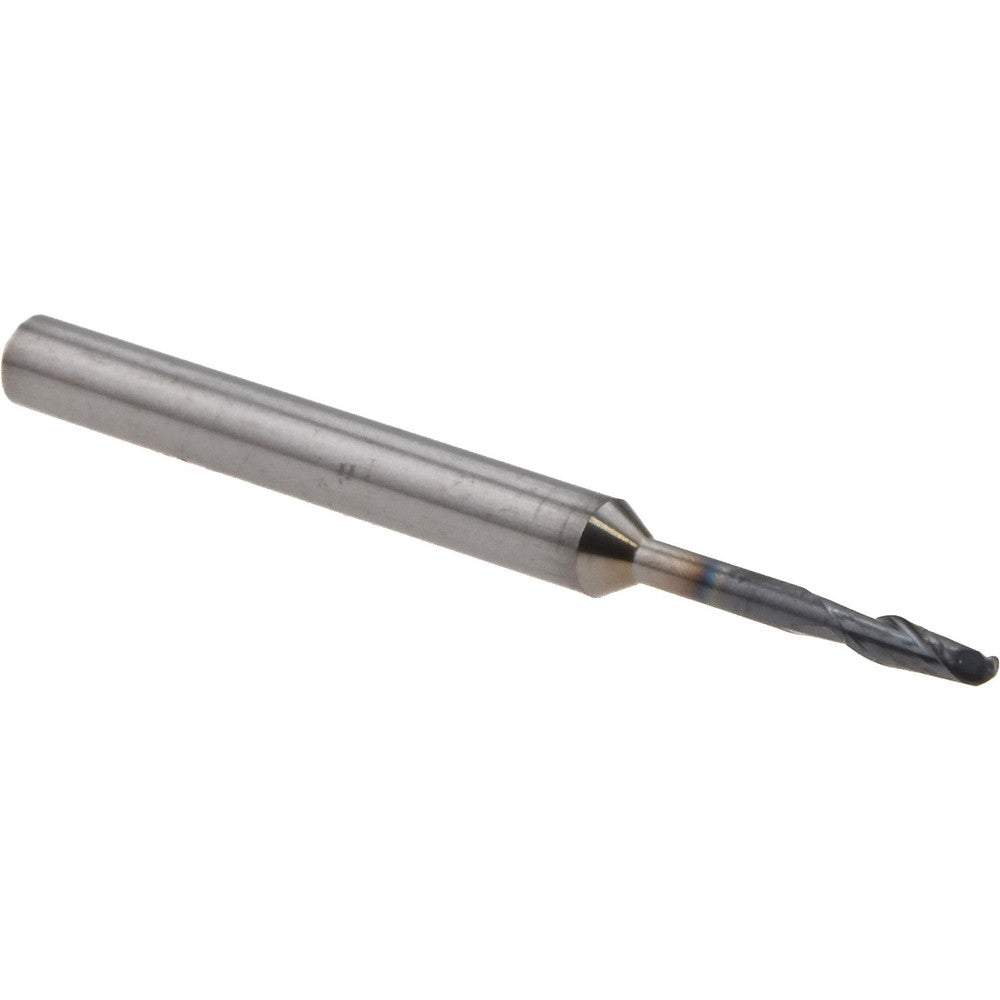 Accupro 58748203 Ball End Mill 0.0625" Dia, 0.1875" LOC, 2 Flute, Solid Carbide