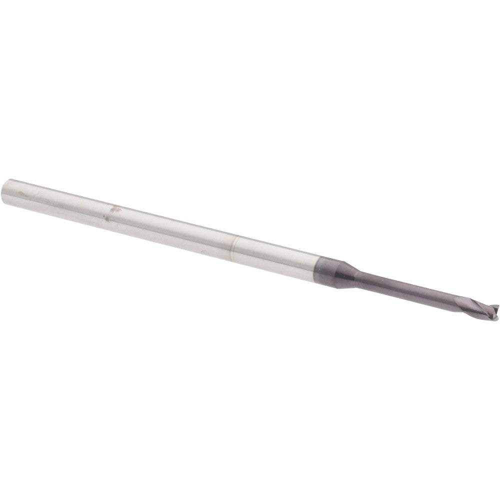 Accupro 14797268 Square End Mill 0.08" Dia, 0.12" LOC, 3 Flutes, Solid Carbide