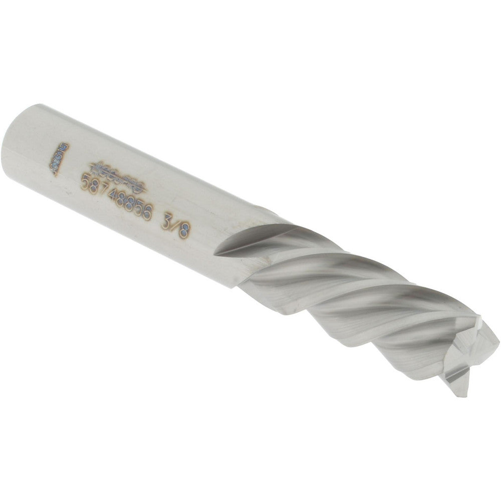 Accupro 58748856 Square End Mill 3/8'' Dia, 7/8'' LOC, 3/8'' Shank Dia, 2-1/2'' OAL, 4 Flutes, Solid Carbide
