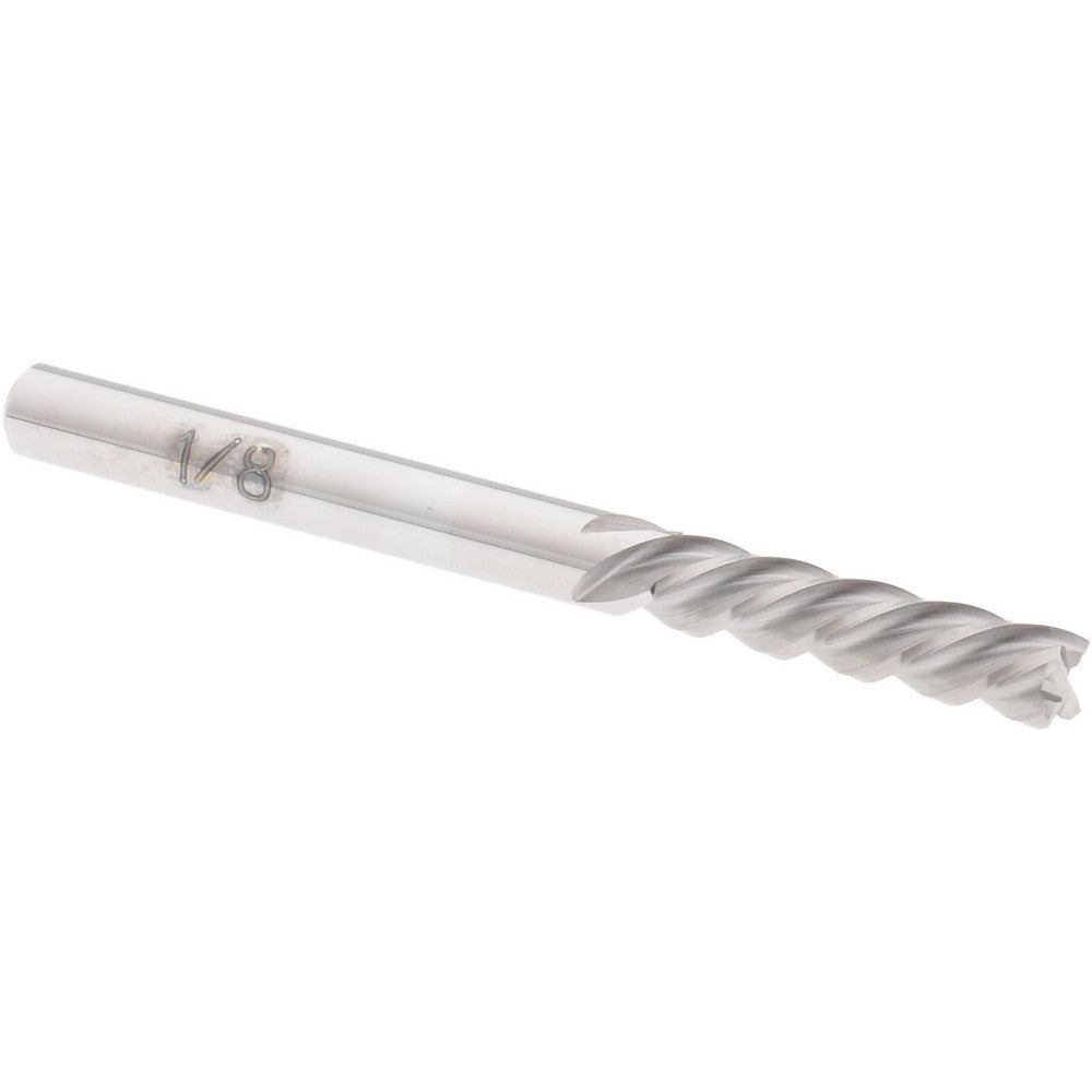 Accupro 58748880 Square End Mill 1/8'' Dia, 1/2'' LOC, 1/8'' Shank Dia, 1-1/2'' OAL, 4 Flutes, Solid Carbide