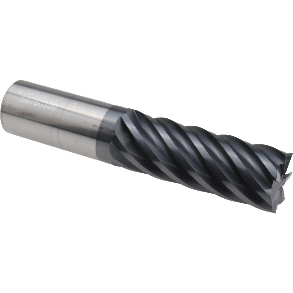 Accupro 58750399 Square End Mill 1'' Dia, 2-5/8'' LOC, 1'' Shank Dia, 5'' OAL, 7 Flutes, Solid Carbide