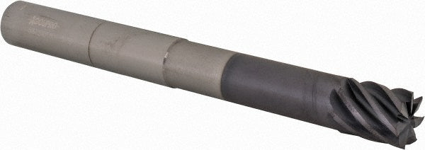 Accupro 58751058 Square End Mill 5/8'' Dia, 3/4'' LOC, 5/8'' Shank Dia, 6'' OAL, 7 Flutes, Solid Carbide
