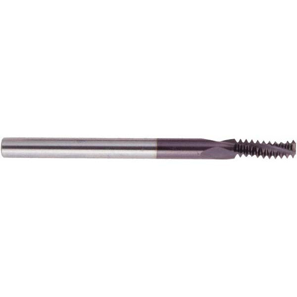 Regal Cutting Tools 085901TM Helical Flute Thread Mill #10-32, Internal & External, 3 Flute, 1/8" Shank Dia, Solid Carbide