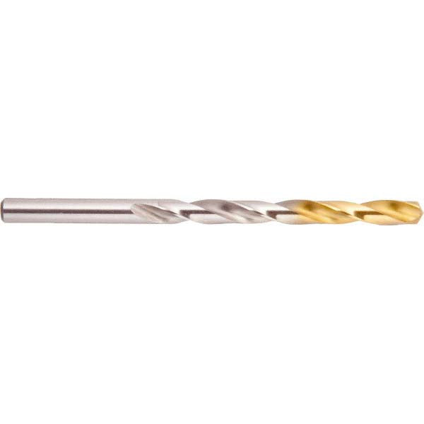National Twist Drill 027586AW Jobber Length Drill Bit #30, 135 &deg, High Speed Steel