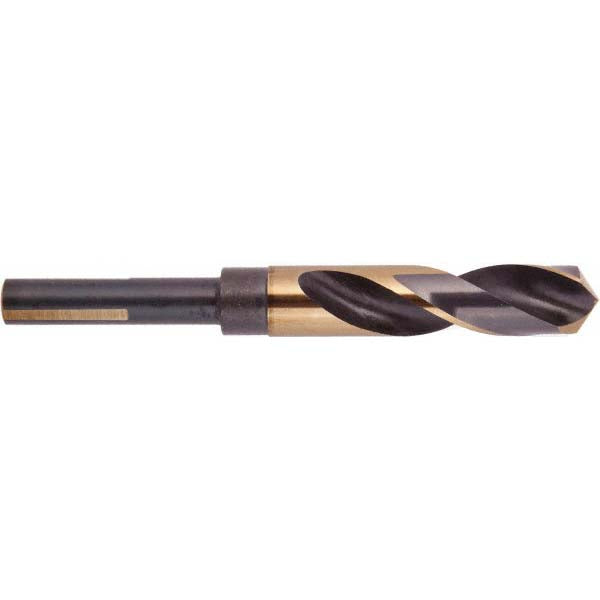 National Twist Drill 017209AW Reduced Shank Drill Bit  0.6563'' Dia,  1/2'' Shank Dia,  118 deg,  High-Speed Steel