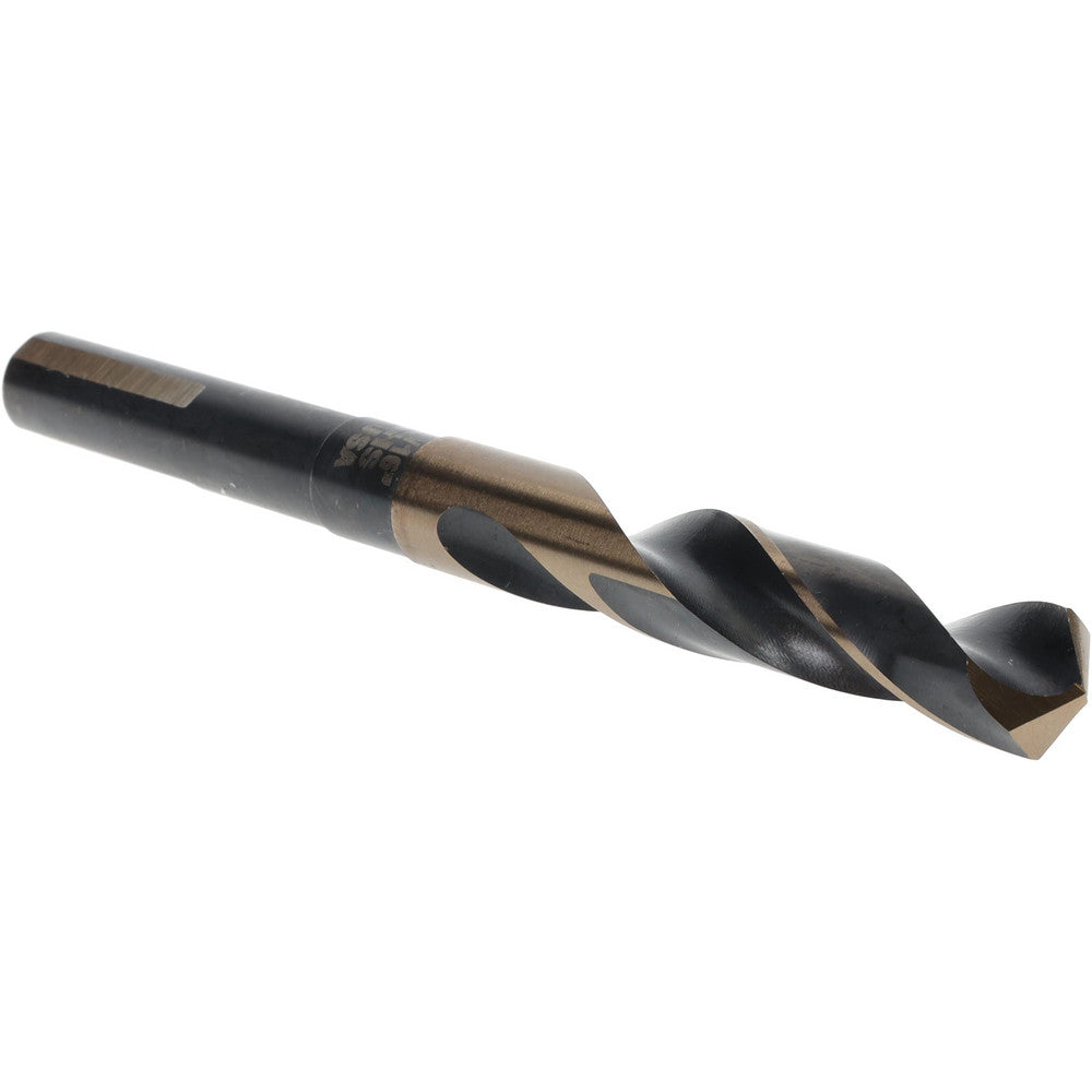 National Twist Drill 017203AW Reduced Shank Drill Bit 9/16'' Dia, 1/2'' Shank Dia, 118 °, High Speed Steel
