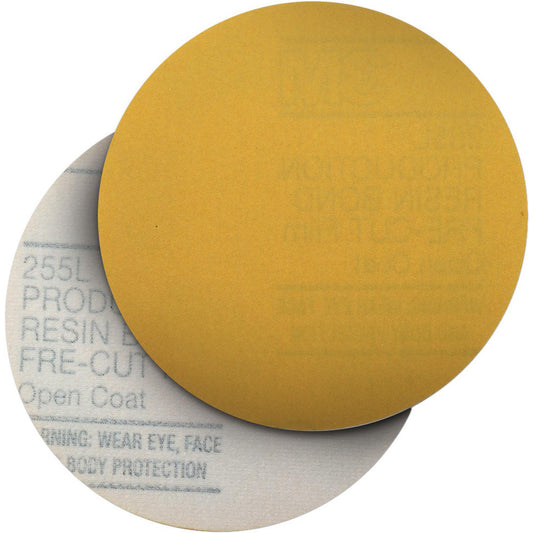 3M 7000119433 Hook & Loop Disc 5" Dia, 220 Grit, Coated, Aluminum Oxide