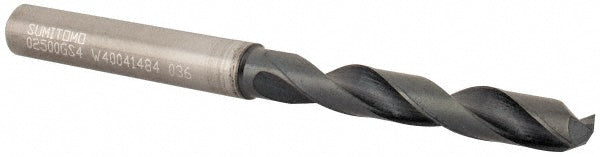 Sumitomo U101072 Mechanics Drill Bit 1/4" Dia, 135 &deg Point, Solid Carbide