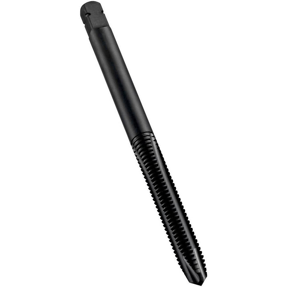Dormer Pramet 5974203 Spiral Point Tap #8-32 UNC, 2 Flutes, Plug Chamfer, 3B Class of Fit, High-Speed Steel-E-PM, Steam Oxide Coated