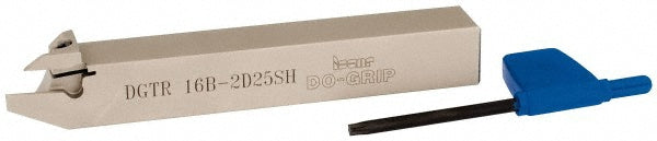 Iscar 2301537 Indexable Grooving Toolholder DGT16B-2D25SH RH, External, Right Hand, 25.4 mm Max Workpiece Dia