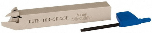 Iscar 2301537 Indexable Grooving Toolholder DGT16B-2D25SH RH, External, Right Hand, 25.4 mm Max Workpiece Dia