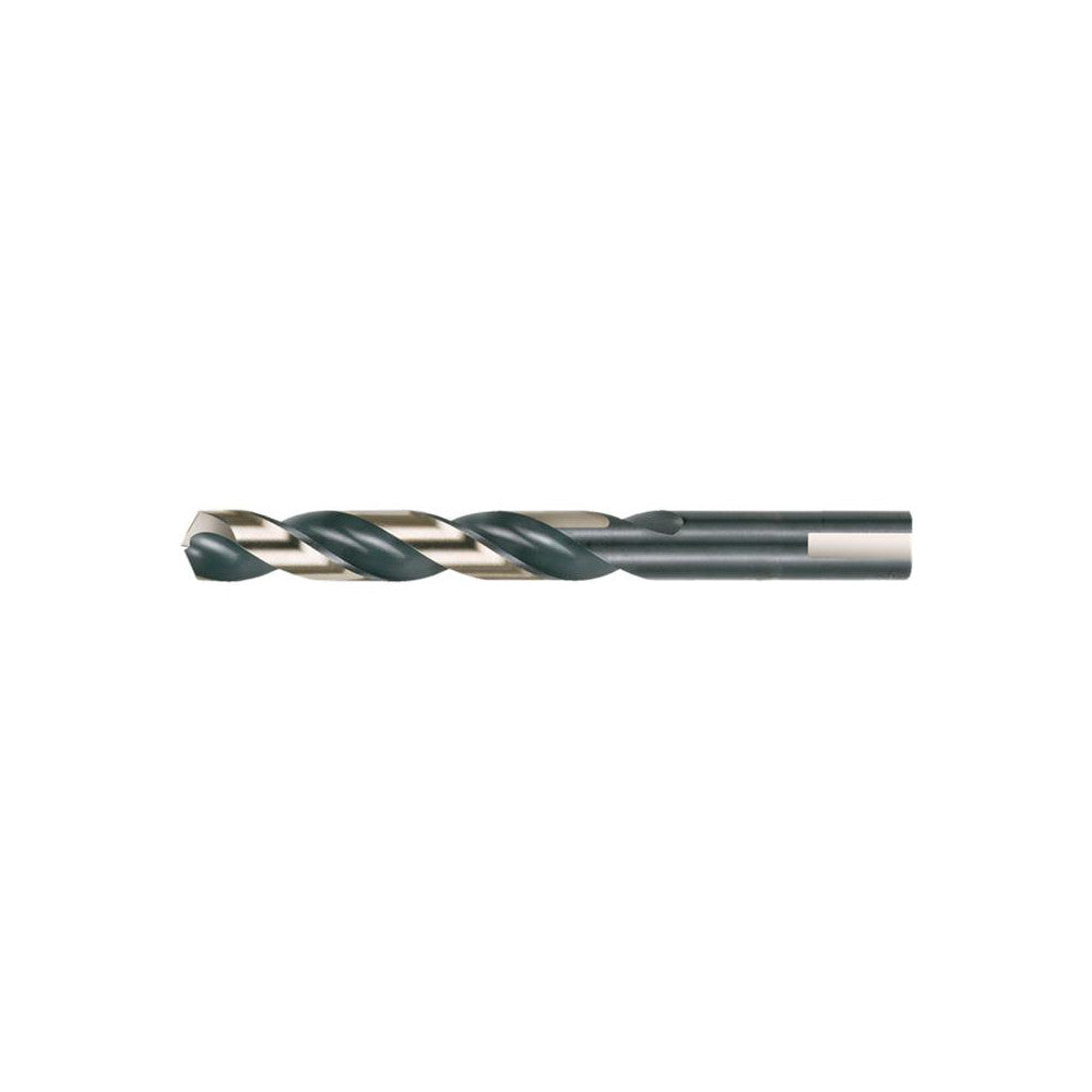 Cleveland C23851 Mechanics Drill Bit 25/64" Dia, 135 &deg Point, High Speed Steel, Flat Shank, Split Point