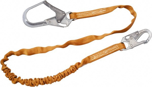 Miller T5112-Z7/6FTAF 6' Long, 310 Lb Capacity, 1 Leg Locking Snap Hook Harness Shock Absorbing Lanyard