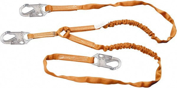 Miller T5121-Z7/6FTAF 6' Long, 310 Lb Capacity, 2 Leg Locking Snap Hook Harness Shock Absorbing Lanyard